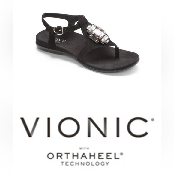 Vionic Women's Tatiana Backstrap Sandal Black - Picture 1 of 4